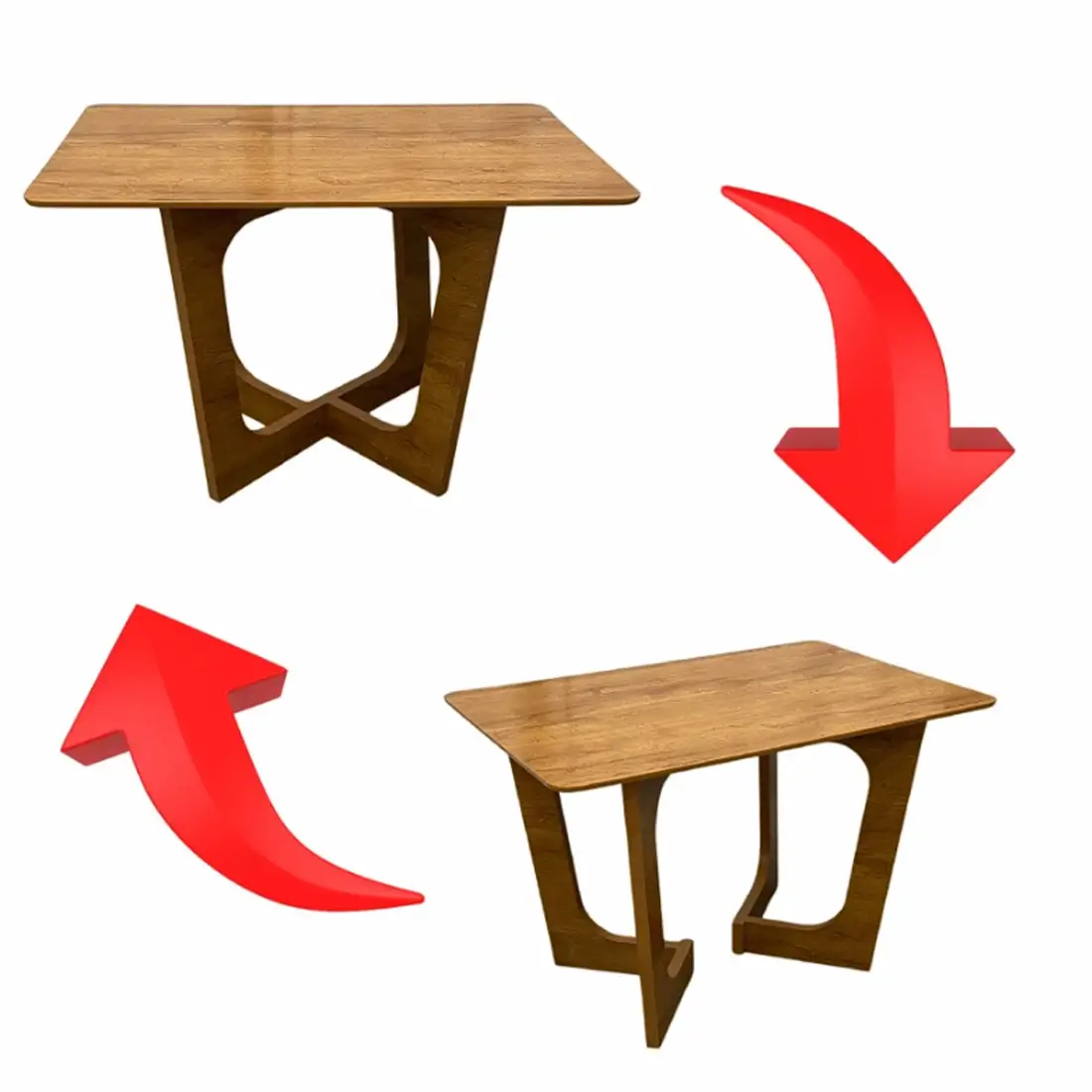 Mesa de Jantar Dubai 160x80cm Sem Vidro com 4 Cadeiras Berlim Hr em Linho Cel Móveis - Imagem 4