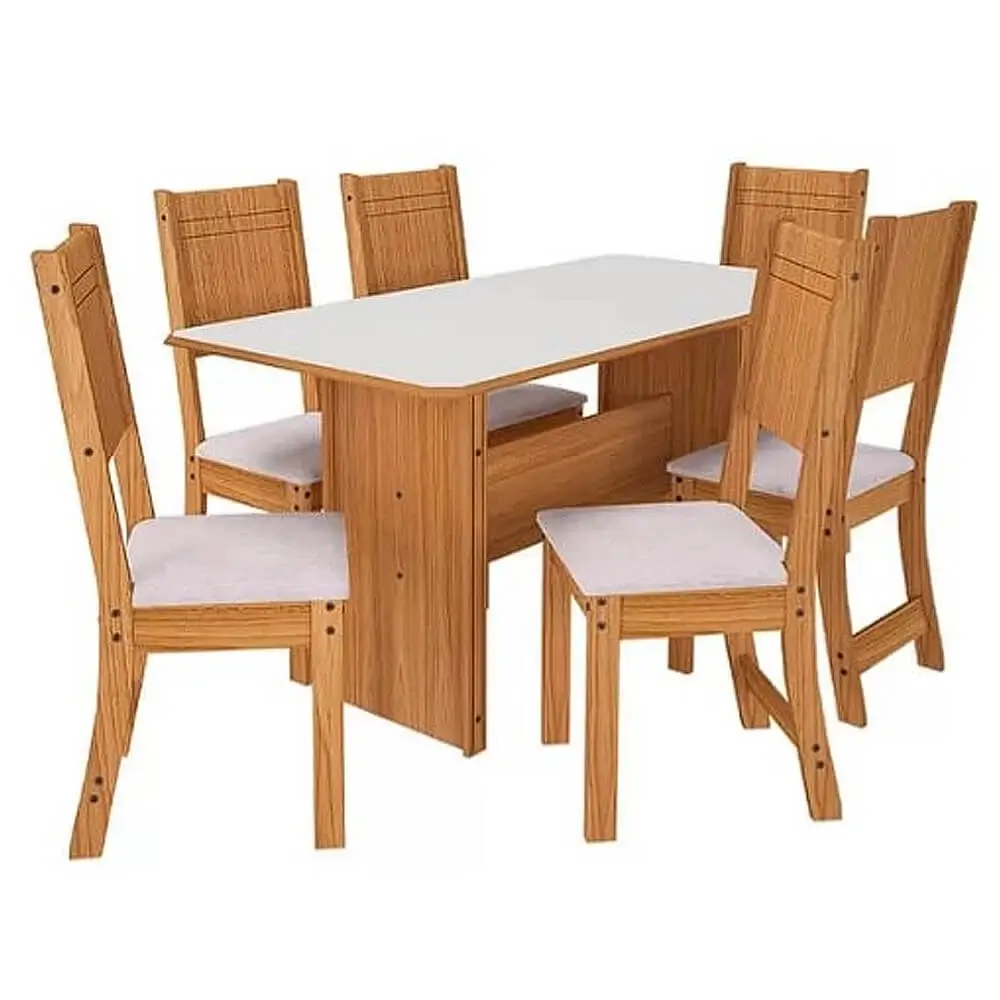 Mesa de Jantar Evora com 6 Cadeiras Indekes