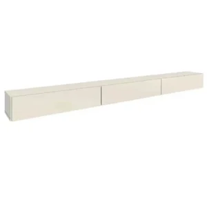 NICHO SUSPENSO ASPEN 180CM COM 3 PORTAS EDN COR OFF WHITE