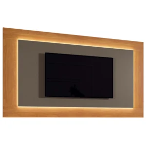 PAINEL ATENAS PARA TV ATÉ 58 POLEGADAS COM LED MAVAULAR COR NATURALE PLATINUM