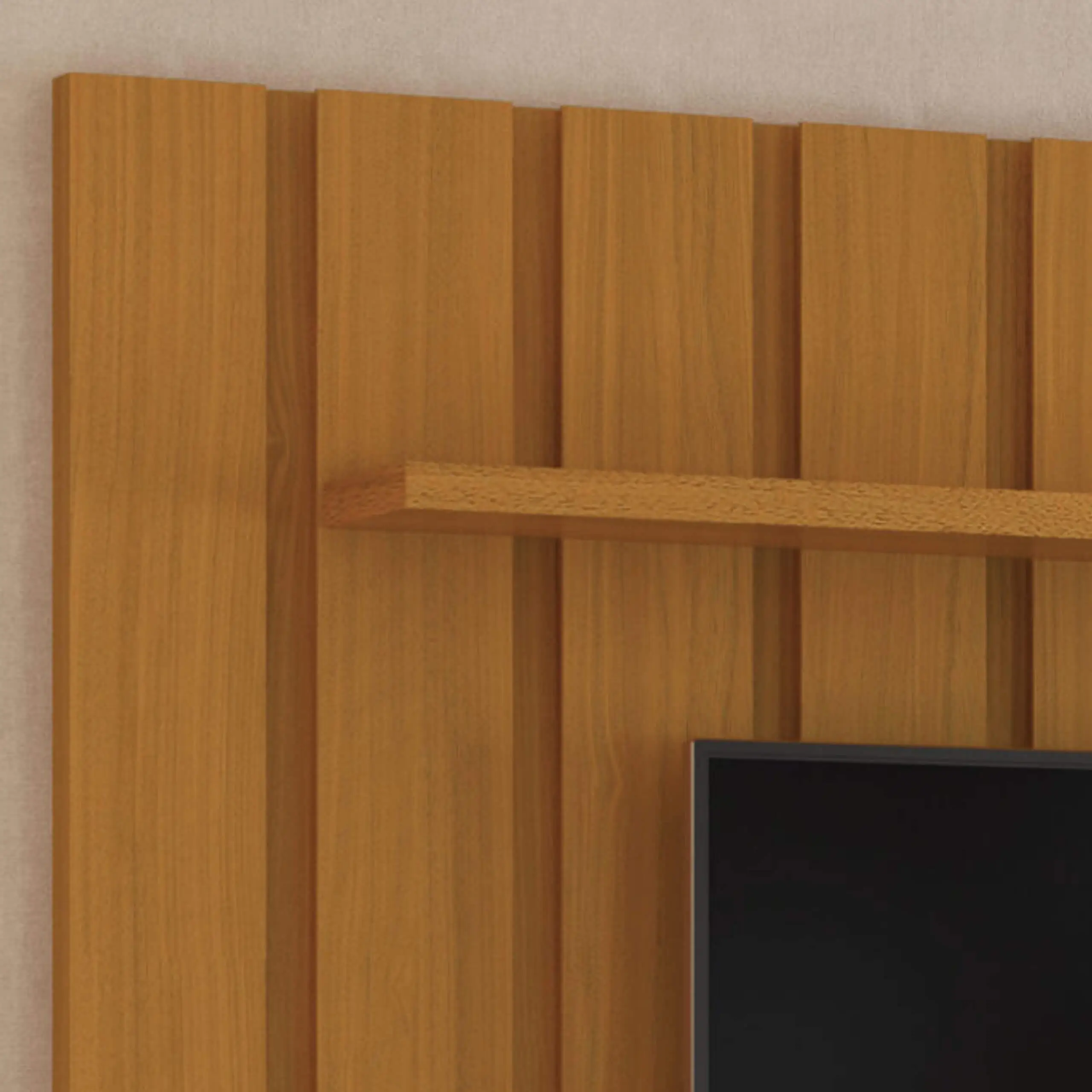 Painel Brise Sem Nicho 180cm para Tv Até 75 Polegadas Edn - Imagem 4
