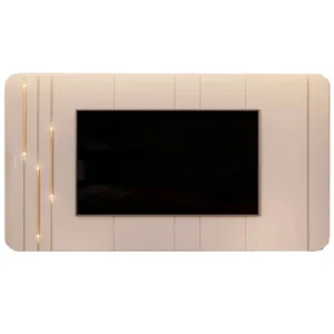 PAINEL CELINE PARA TV ATÉ 75 POLEGADAS COM LED DJ COR OFF WHITE