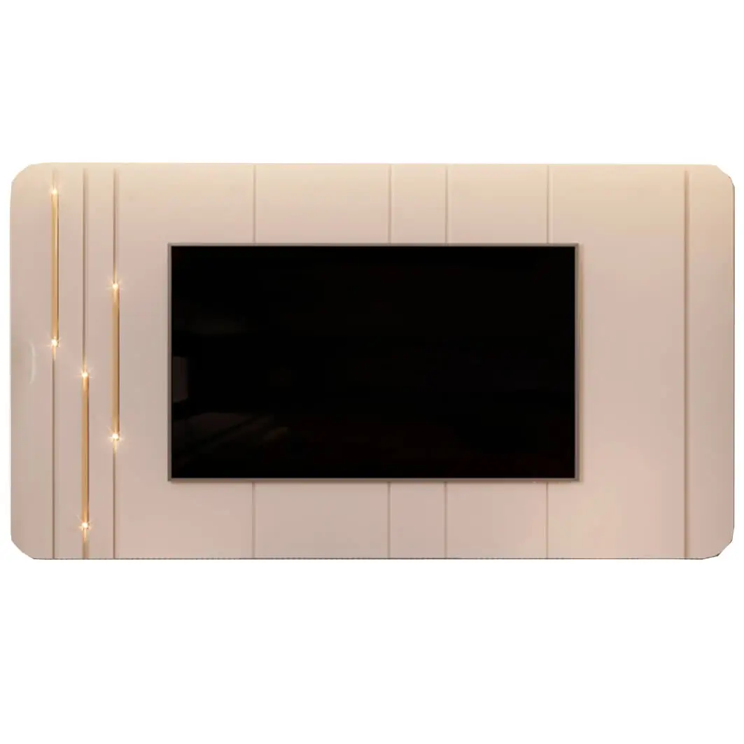 PAINEL CELINE PARA TV ATÉ 75 POLEGADAS COM LED DJ COR OFF WHITE