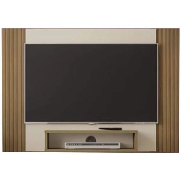 PAINEL CINE PARA TV ATÉ 47 POLEGADAS RIPADO 3D ARTELY COR PINHO OFF WHITE