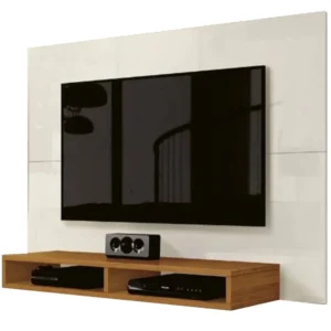 PAINEL FOX PARA TV ATÉ 46 POLEGADAS EDN MÓVEIS COR OFF WHITE CEDRO