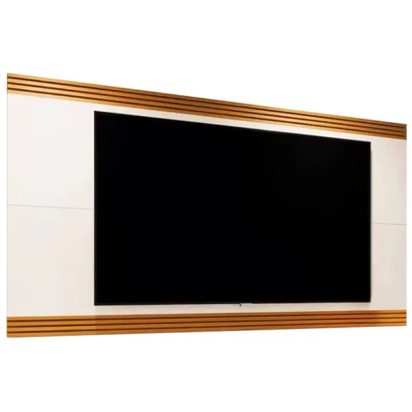 PAINEL GARDEN PARA TV ATÉ 75 POLEGADAS EDN COR OFF WHITE CEDRO