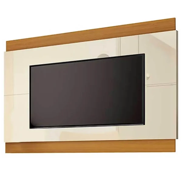 PAINEL LEGACY 200CM PARA TV ATÉ 65 POLEGADAS EDN COR OFF WHITE CEDRO