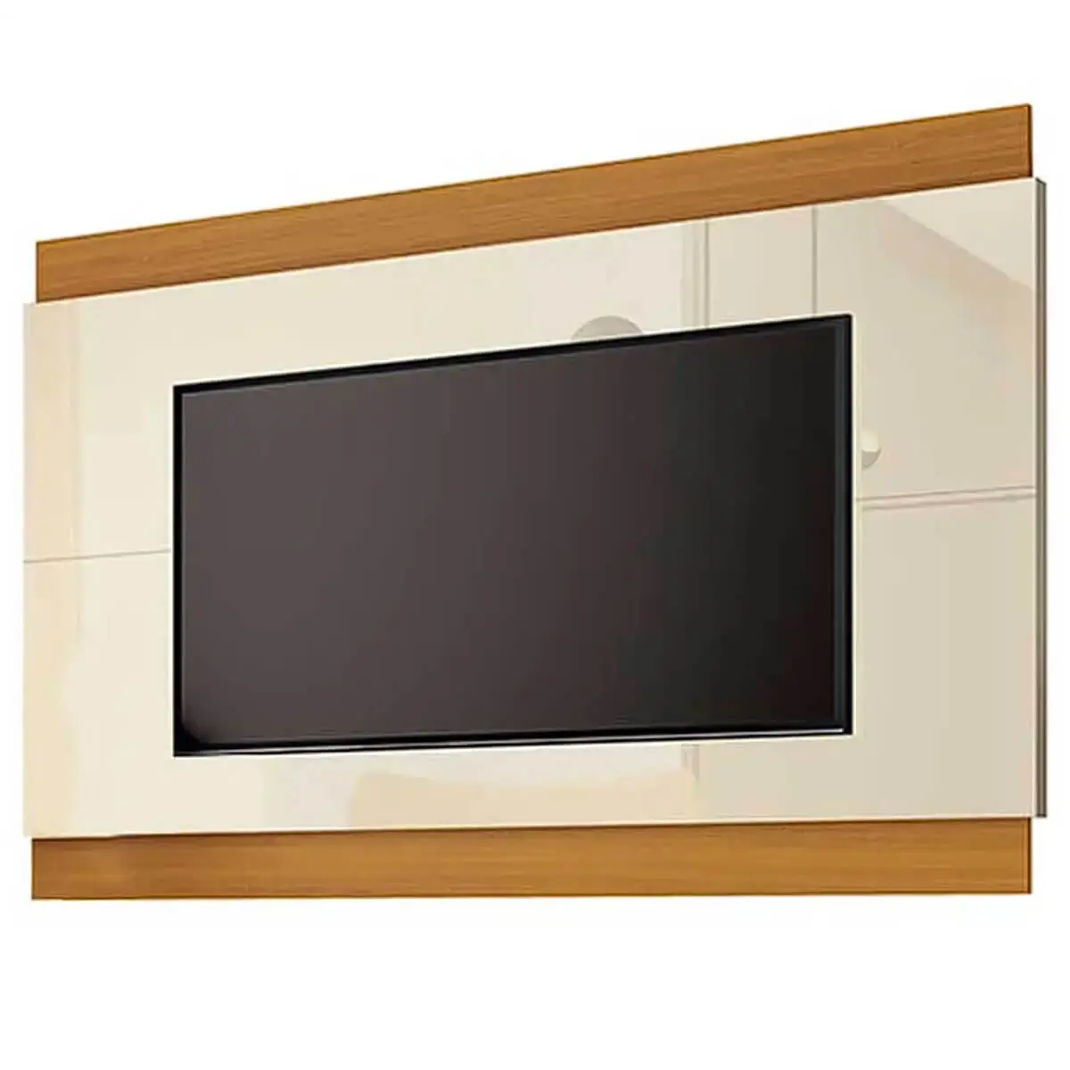 PAINEL LEGACY 200CM PARA TV ATÉ 65 POLEGADAS EDN COR OFF WHITE CEDRO