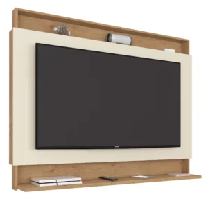 PAINEL MADRI NEW PARA TV ATÉ 50 POLEGADAS ATUALLE COR CANELATO RÚSTICO NATURA OFF WHITE