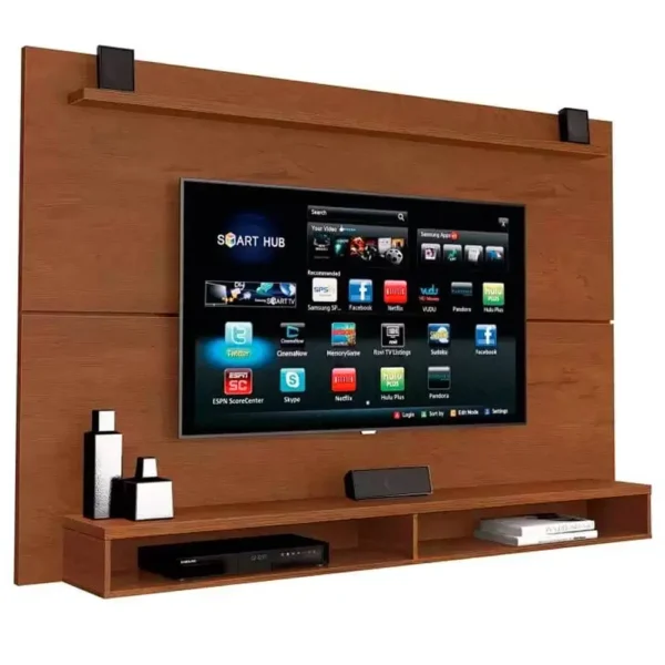 PAINEL MAX PARA TV ATÉ 60 POLEGADAS EDN MÓVEIS COR CEDRO