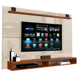 PAINEL MAX PARA TV ATÉ 60 POLEGADAS EDN MÓVEIS COR OFF WHITE CEDRO