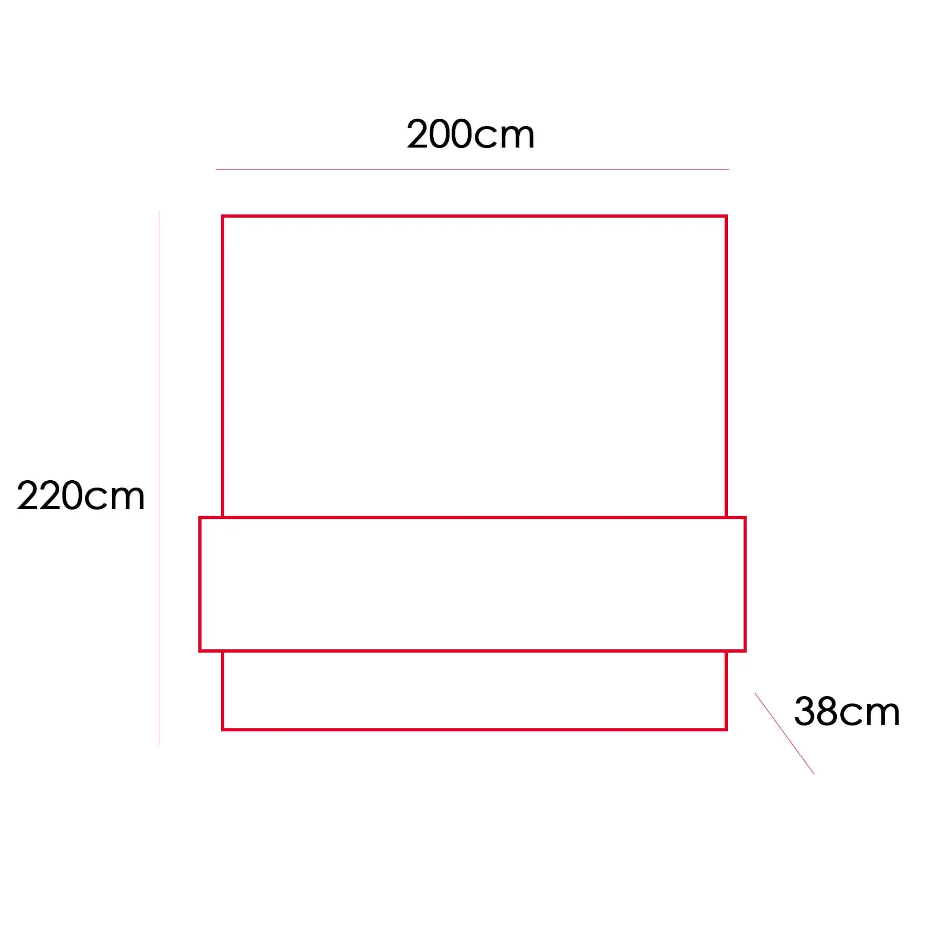 Painel Project 220cm para Tv Até 75 Polegadas Ripado 2 Gavetas Mobler - Imagem 2