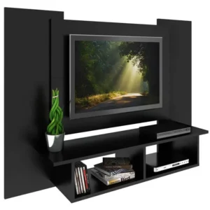 PAINEL ROGER PARA TV ATÉ 48 POLEGADAS FELLICCI COR PRETO