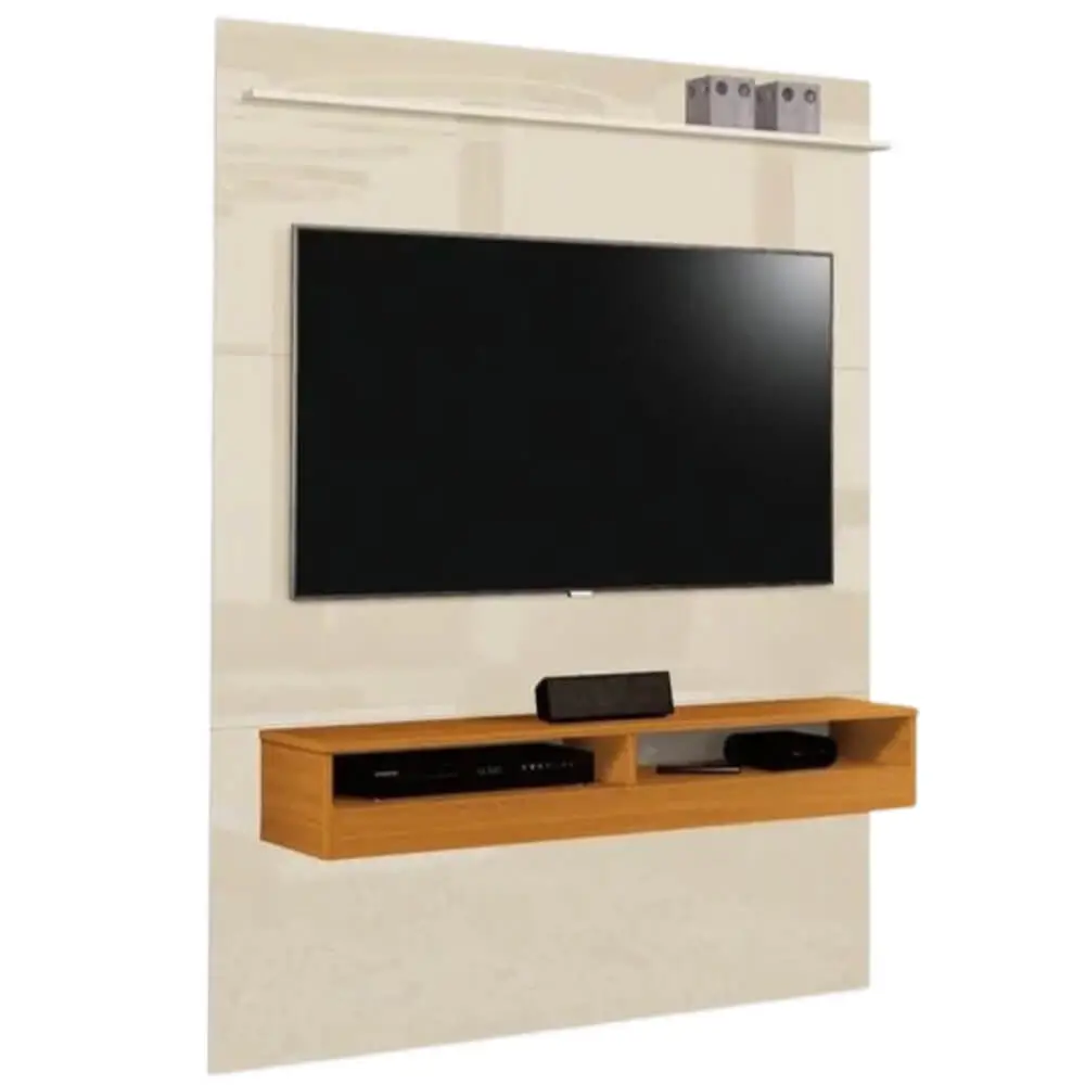 PAINEL TORINO II PARA TV ATÉ 50 POLEGADAS EDN COR OFF WHITE CEDRO