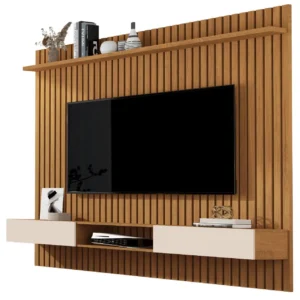 PAINEL VENUS PARA TV ATÉ 70 POLEGADAS 2 PORTAS GIGA COR NATURE OFF WHITE