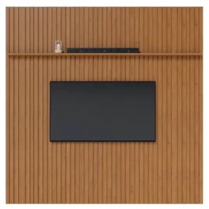 PAINEL VERSATTI SEM NICHO 226CM PARA TV ATÉ 70 POLEGADAS FABRIMÓVEIS COR NATURE