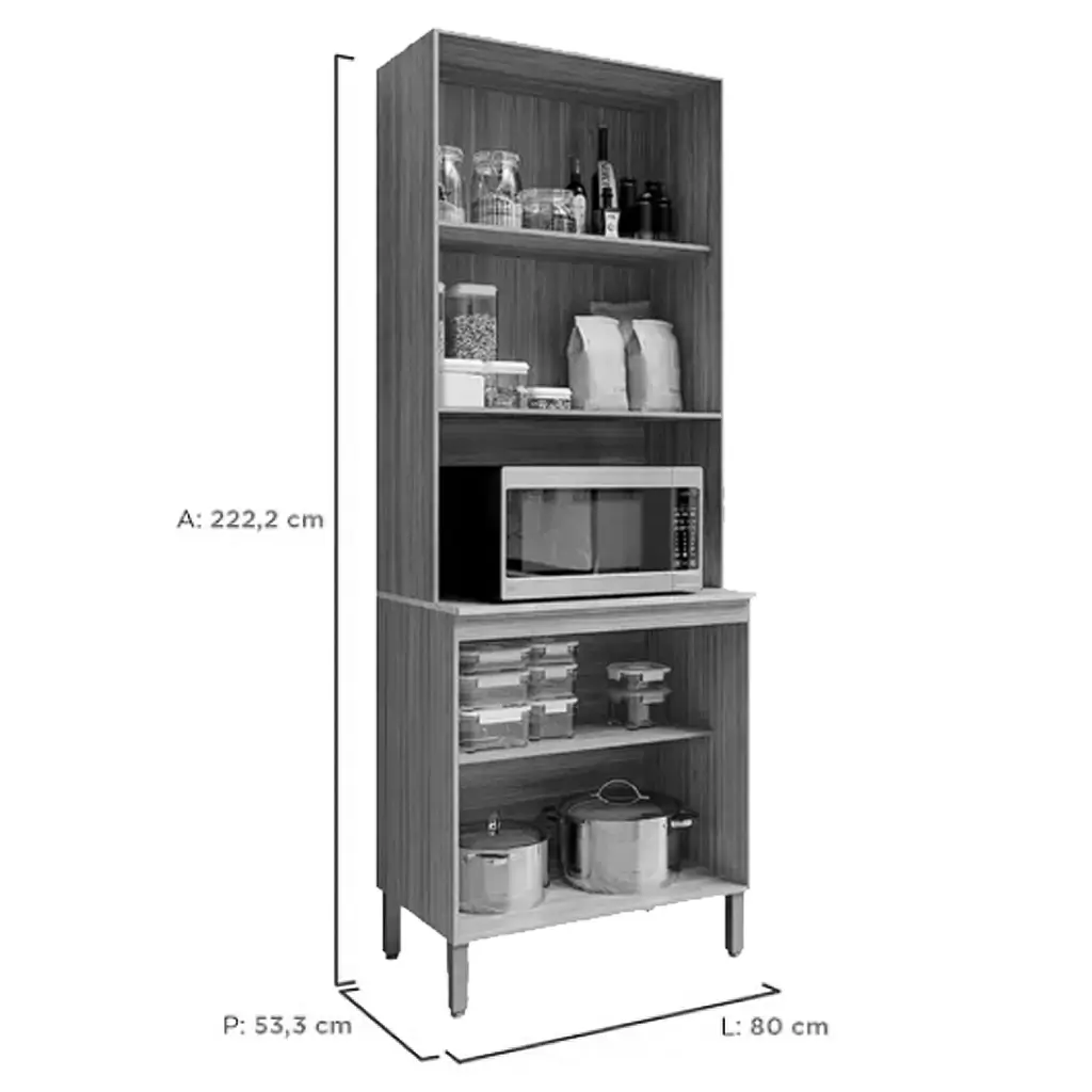 Paneleiro Art 4 Portas Kits Parana - Imagem 2