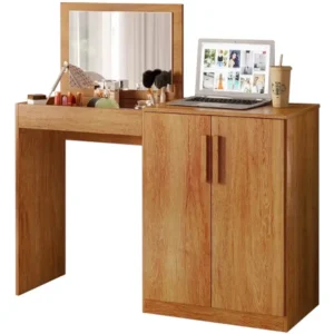 Penteadeira Multiuso Dimitri Escrivaninha 2 Portas com Espelho Tigus