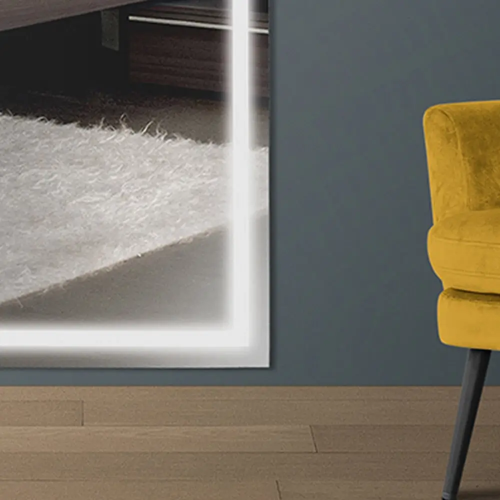 Quadro Espelho Lyon com Led 180x54cm Mavaular - Image 4