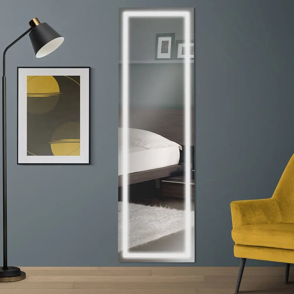 Quadro Espelho Lyon com Led 180x54cm Mavaular - Image 2