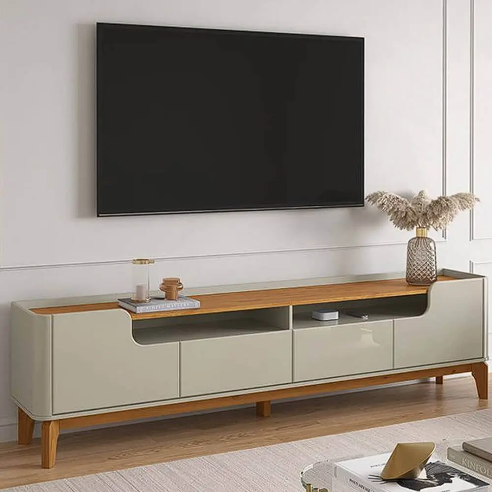 Rack Flip 180cm 4 Portas para Tv Até 75 Polegadas Patrimar - Imagem 5