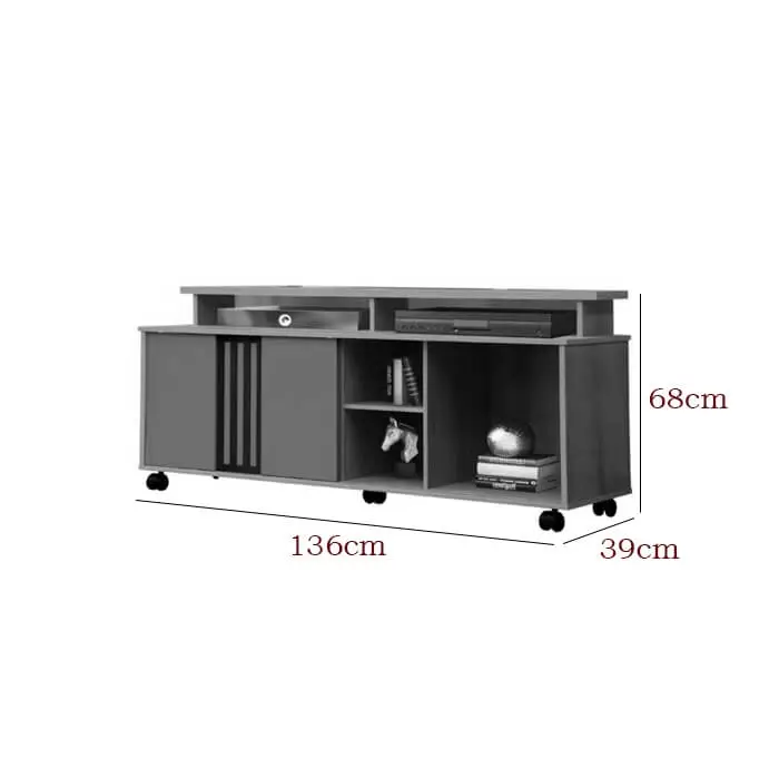 Rack Maxx para Tv Até 50 Polegadas 2 Portas Rud Rack - Image 2