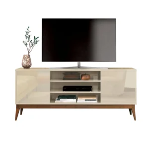RACK TITAN PARA TV ATÉ 60 POLEGADAS EDN MÓVEIS COR OFF WHITE