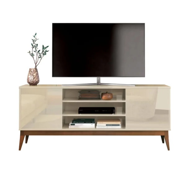 RACK TITAN PARA TV ATÉ 60 POLEGADAS EDN MÓVEIS COR OFF WHITE