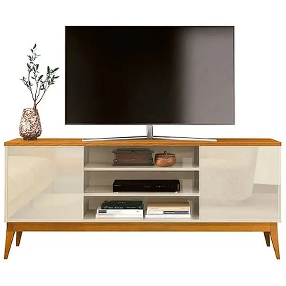 RACK TITAN PARA TV ATÉ 60 POLEGADAS EDN MÓVEIS COR OFF WHITE CEDRO