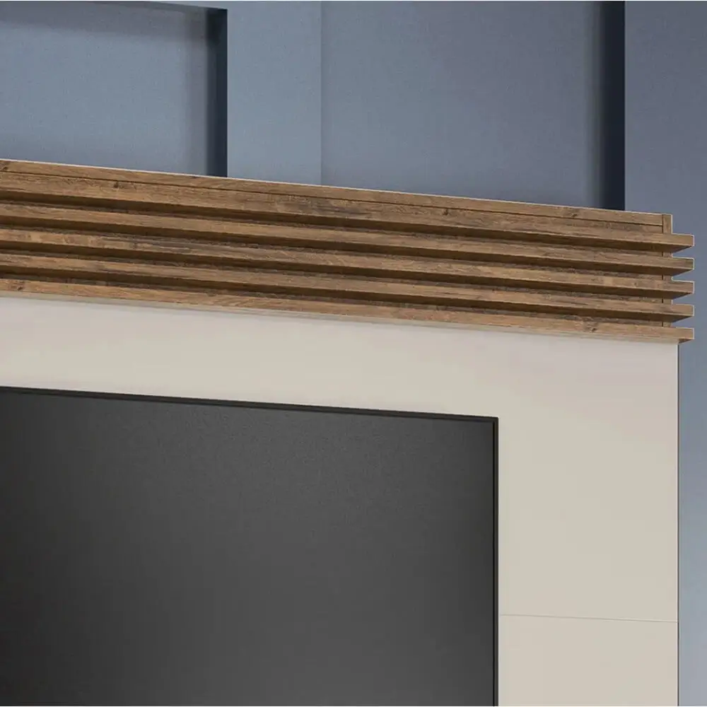 Rack com Painel Firenze para Tv Ate 55 Polegadas 2 Portas 1 Gaveta Lukaliam - Imagem 7