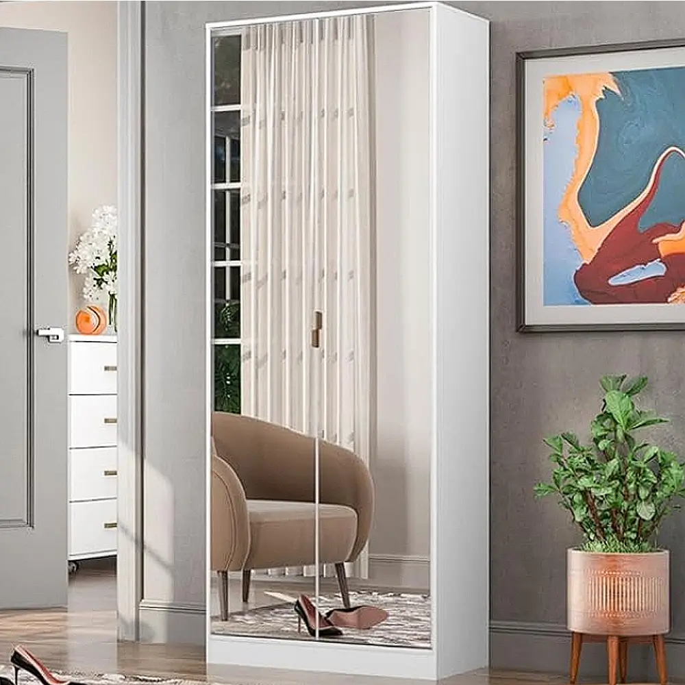 Sapateira Grife 2 Portas com Espelho e 1 Gaveta Demobile - Imagem 3