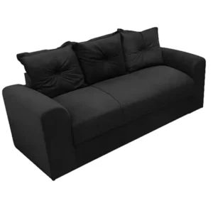 Sofá Porto 3 Lugares Tecido Suede Felipe Estofados