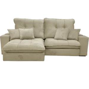 Sofá Premium 250cm em Linho 4 Lugares Retrátil e Reclinável Aifos