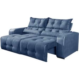 Sofá Minas 2 Lugares Retrátil e Reclinável Tecido Suede 180cm Aifos