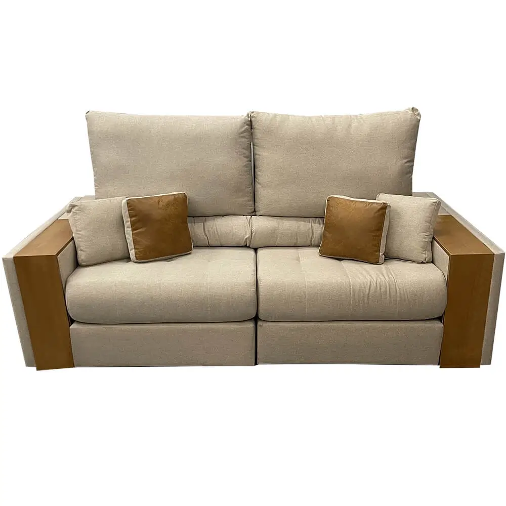 Sofá Sorrento 4 Lugares Retrátil e Reclinável Tecido Linho 230cm Innove