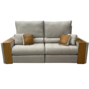 Sofá Sorrento 4 Lugares Retrátil e Reclinável Tecido Linho 230cm Innove