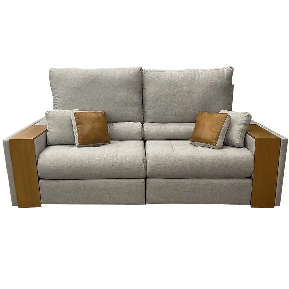 Sofá Sorrento 4 Lugares Retrátil e Reclinável Tecido Linho 230cm Innove