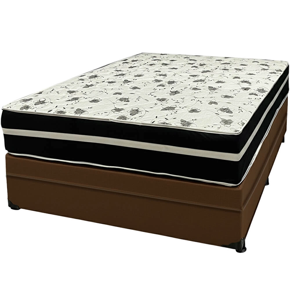 Base Baú com Colchão Ortopedic Casal D33 Bio Flex 73x188x138cm Tecido Corino - Imagem 5