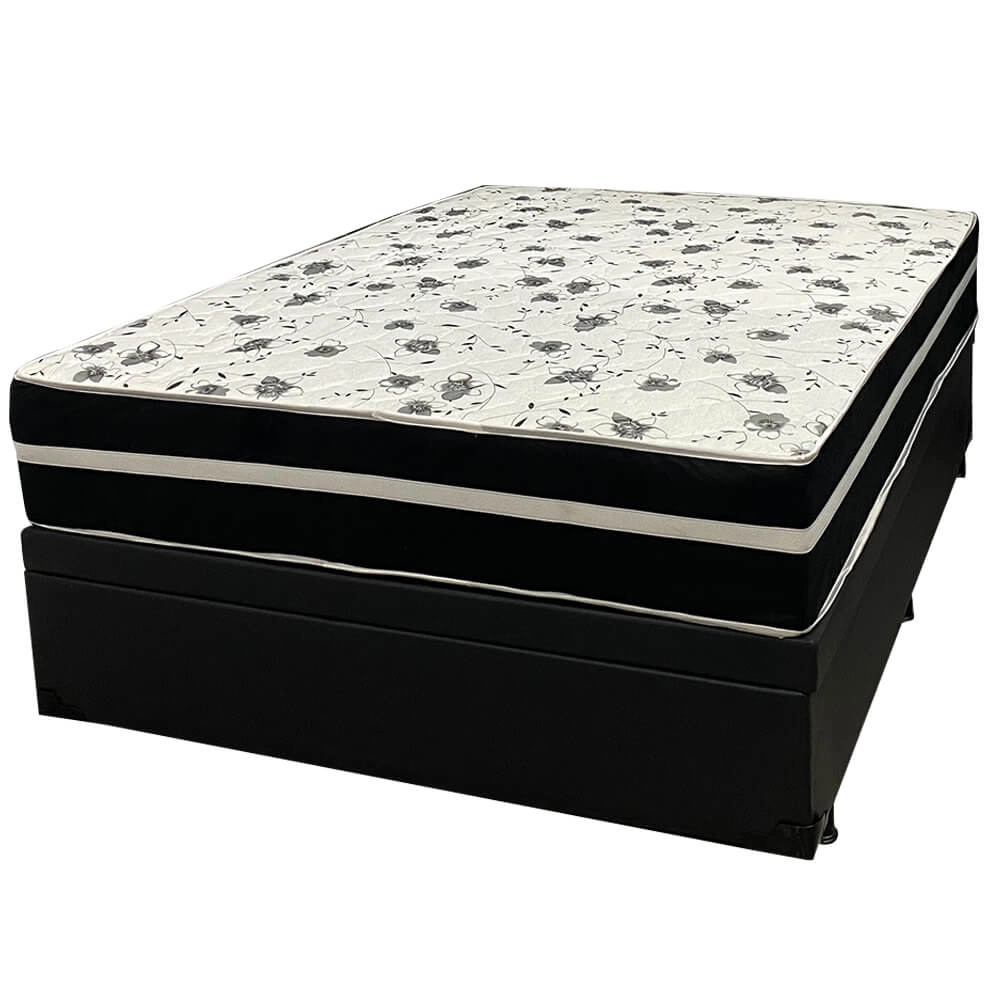 Base Baú com Colchão Ortopedic Casal D33 Bio Flex 73x188x138cm Tecido Corino - Imagem 6