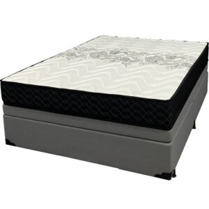 Base Baú em Corino com Colchão Pasquale Casal D45 Paropas 60x188x138cm