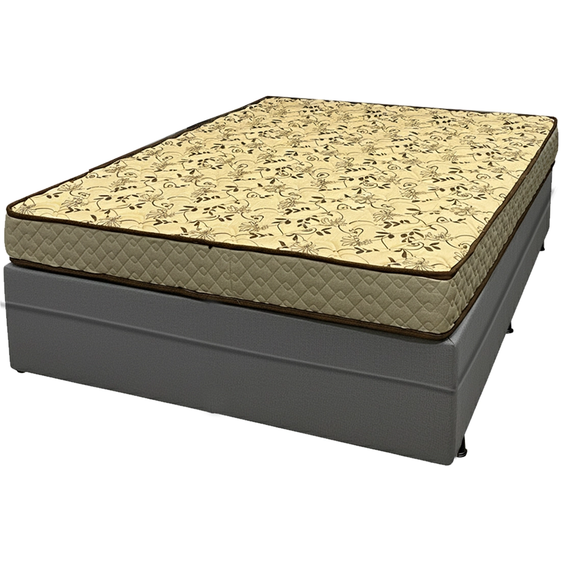 Base Baú em Corino com Colchão Pasquale Wave Casal D33 Paropas 60x188x138cm - Imagem 5