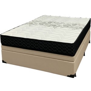 Base Baú em Veludo com Colchão Pasquale Casal D45 Paropas 60x188x138cm