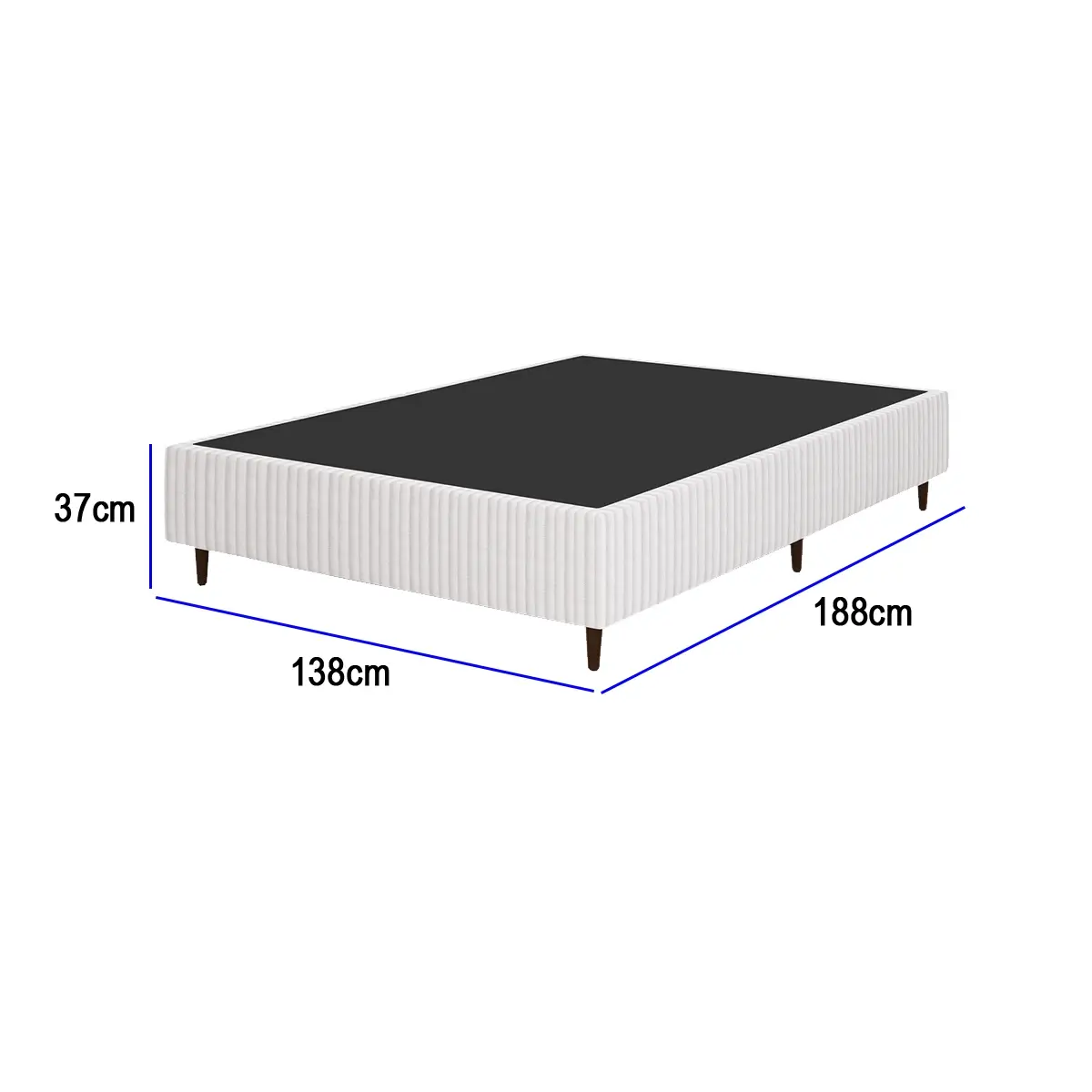 Base Confort Gel Casal Tecido Malha Inteligente 37x188x138cm Sealy - Imagem 2