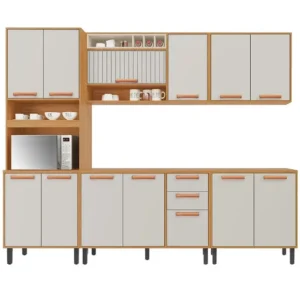 Cozinha Napoles Completa 6 Peças 14 Portas 2 Gavetas Itatiaia