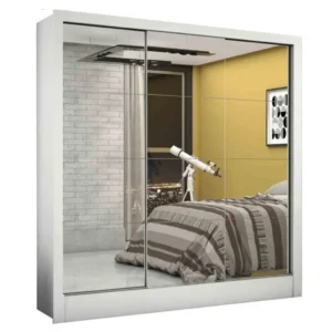 Guarda Roupa Dubai Casal Todo Espelhado 3 Portas 3 Gavetas Carioca
