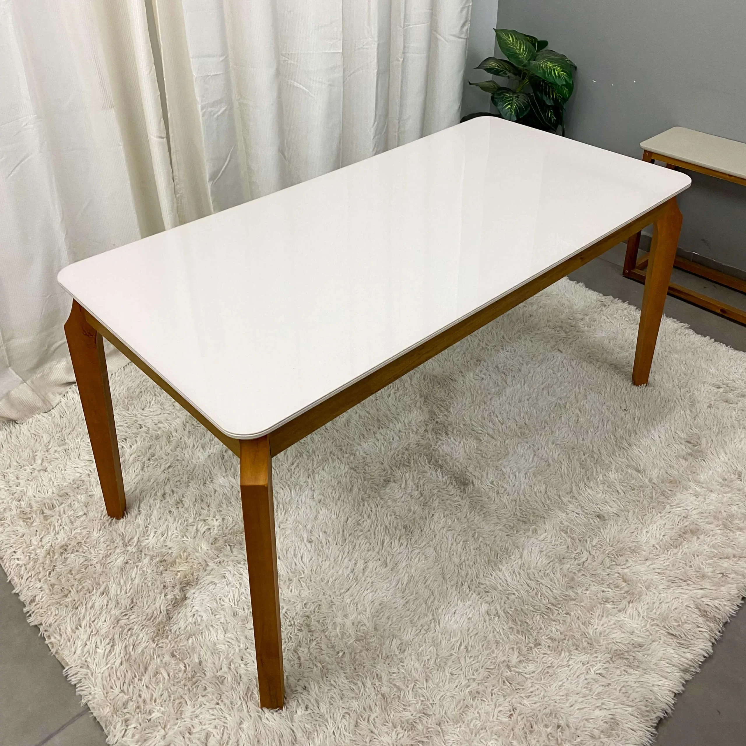 Mesa Alegra 120x80 com Vidro Jcm - Imagem 3
