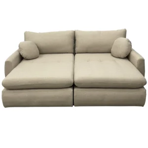 Sofá Cama Amaranto 230cm em Linho 4 Lugares Retrátil Innove