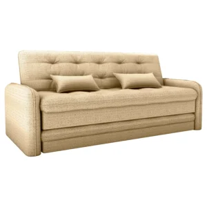 Sofá Cama Madalena Reclinável com Cama Auxiliar 3 Lugares Tecido Linho 200cm Matrix