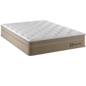 Colchão Royal Foam Queen de Espuma Euro Pillow 158x198x28cm Sealy