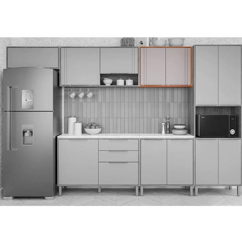 Armário Aéreo Aurea 80cm 2 Portas Mgm - Imagem 3